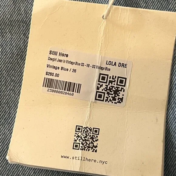 Authentic Still Here New York Premium Denim NWT - Picture 5 of 5